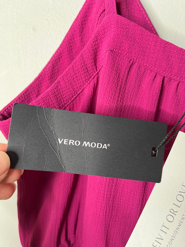 Vero Moda Pink Button-Up Dress