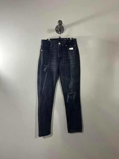 Zara Black Distressed Jeans