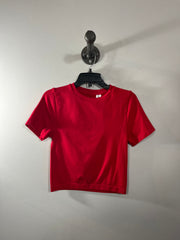 A New Day Red Crop Tee