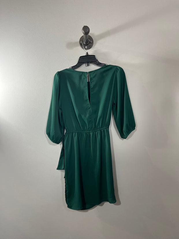 Betty Green Wrap Dress