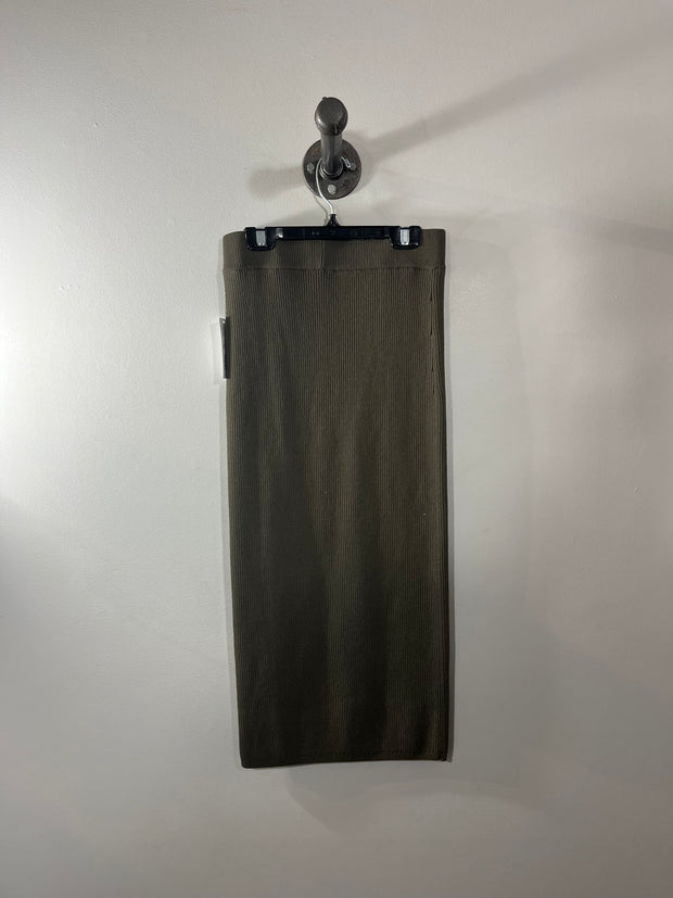 Frank Oak Olive Rib Skirt