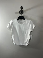 Lululemon White Rusched Top