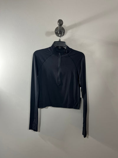 Lululemon Black Crop Half-zip