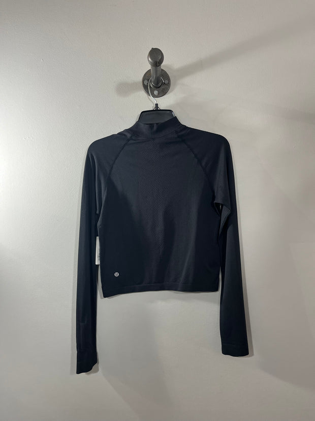 Lululemon Black Crop Half-zip