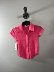 Wilfred Pink Button-Up Tee