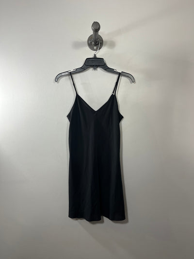 Coach Black Mini Slip Dress