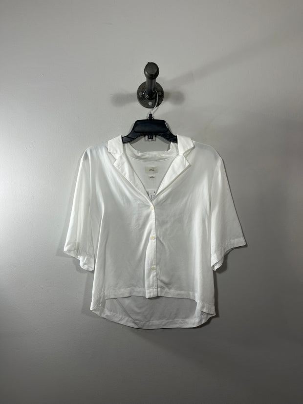 Wilfred White Button-Up Tee