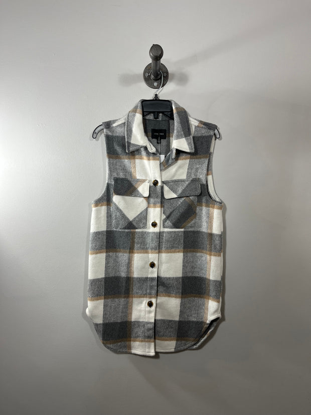 Love Tree Grey Flannel Vest