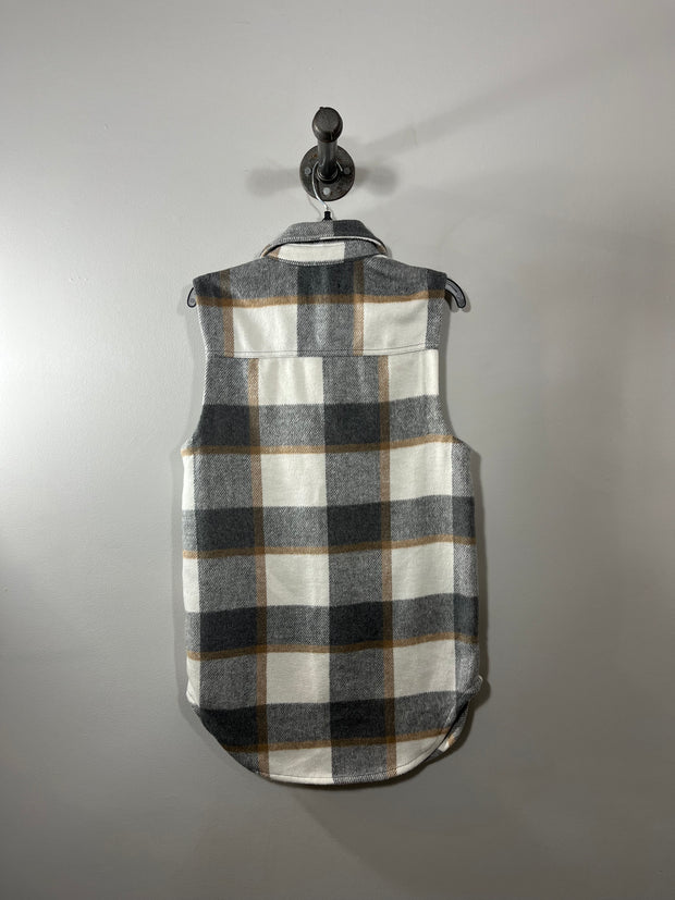 Love Tree Grey Flannel Vest