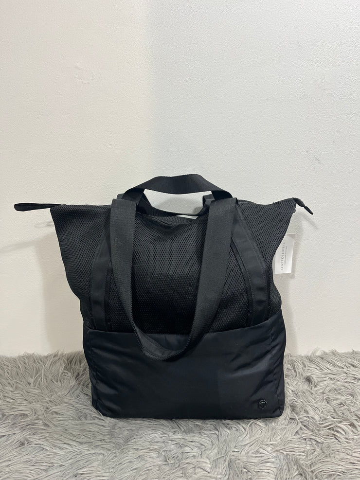 Lululemon Black Overnight Bag