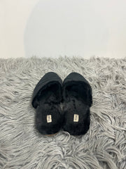 Toms Black Glitter Slide Ons