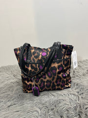 Coach Purple Cheetah Purse