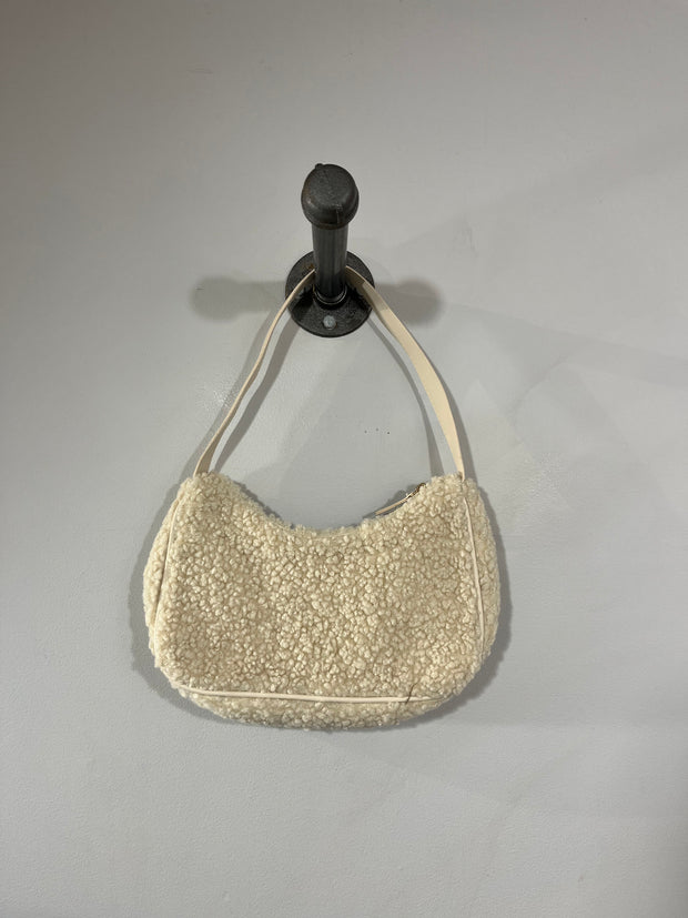 H&M Cream Fuzzy Purse