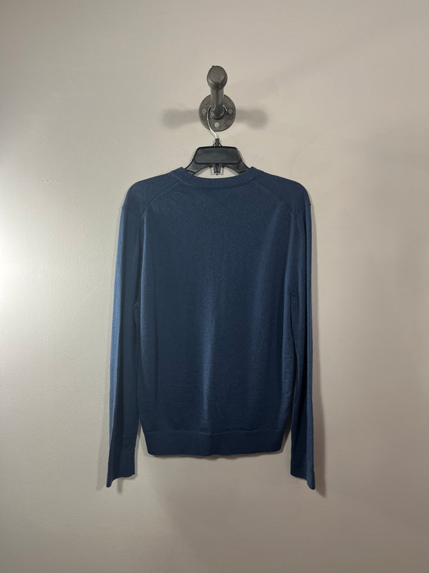 Banana Navy V-Neck Sweater