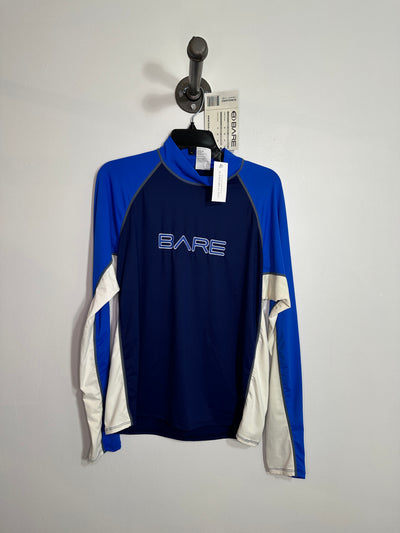 Camiseta de baño Dryfit Lsv azul desnudo