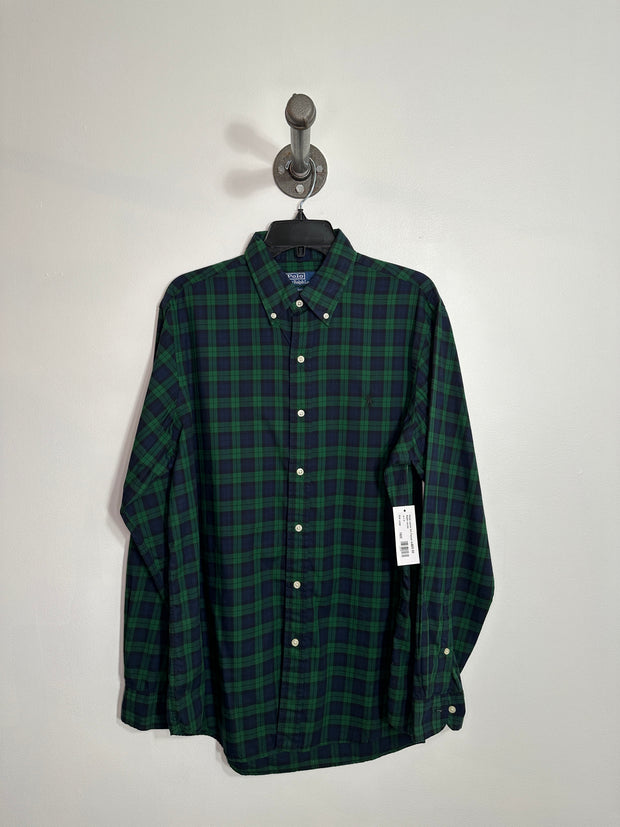 Camisa de franela verde Ralph Lauren