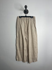 Superbe pantalon en lin beige