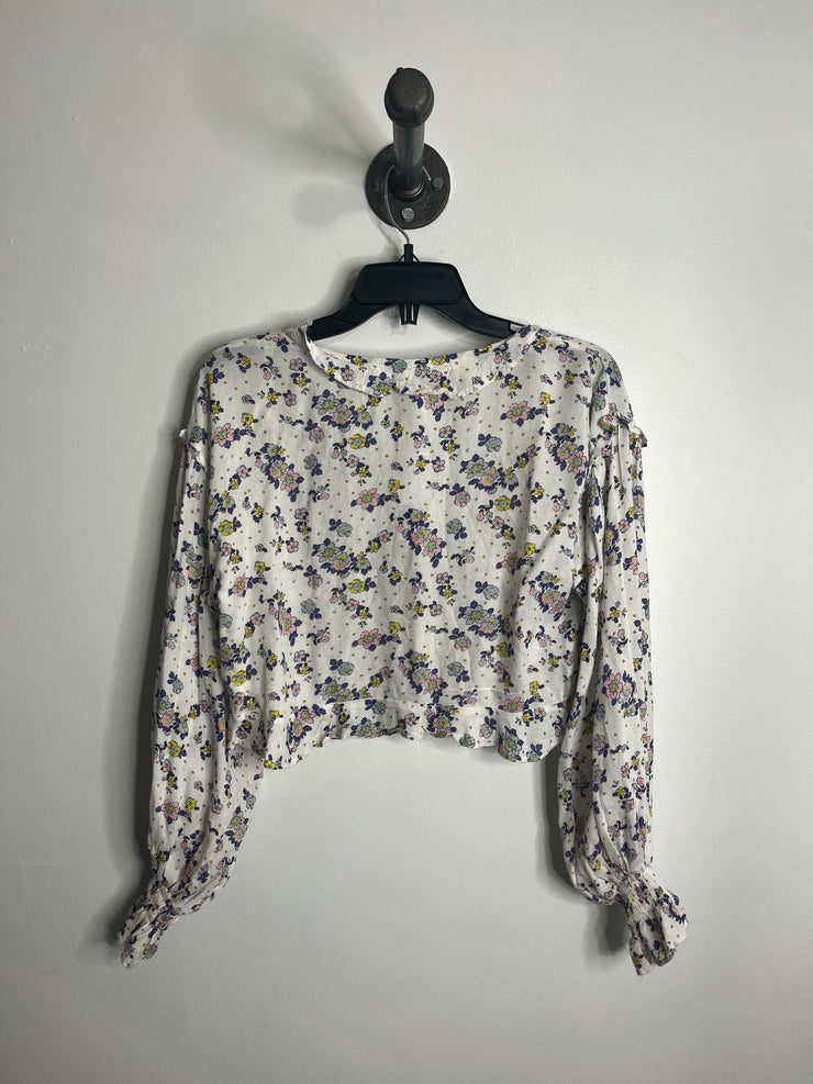 Conjunto floral blanco de Free People