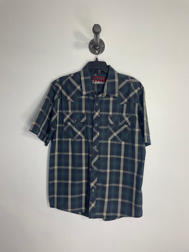 Quicksilver Plaid Button Shirt