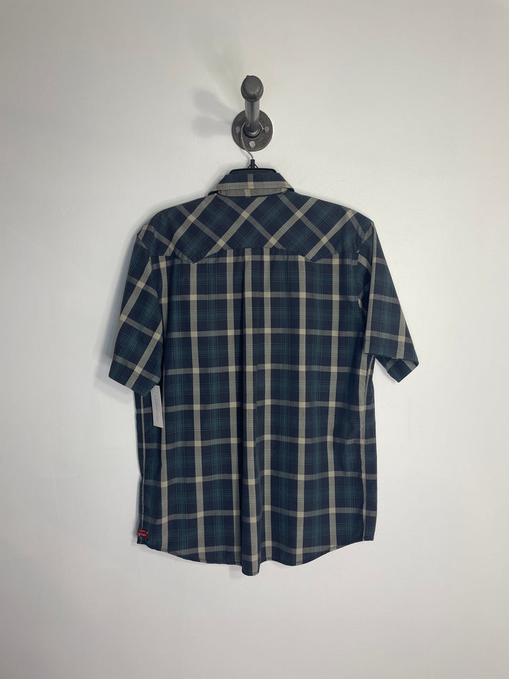 Quicksilver Plaid Button Shirt