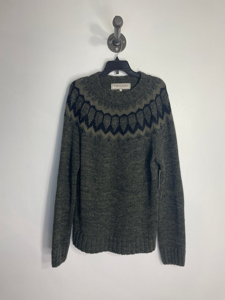 Farmers Market Green Sweater