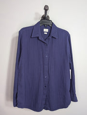 Wilfred Purple Button-Up