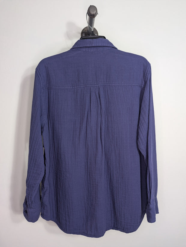 Wilfred Purple Button-Up