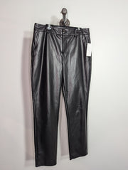 Motion Black Leather Pants