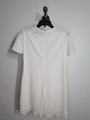 Zara White Lace White Dress