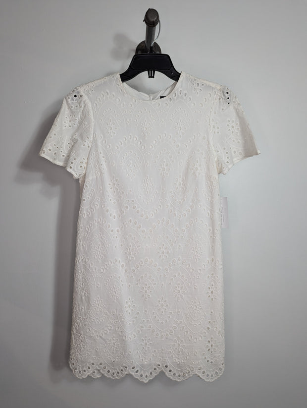 Zara White Lace White Dress