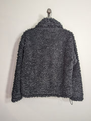 Abercrombie Blk Fuzzy Half-Zip