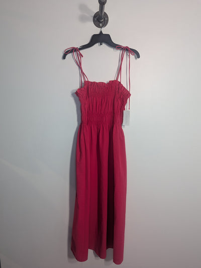 H&M Hot Pink Midi Dress