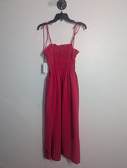 H&M Hot Pink Midi Dress