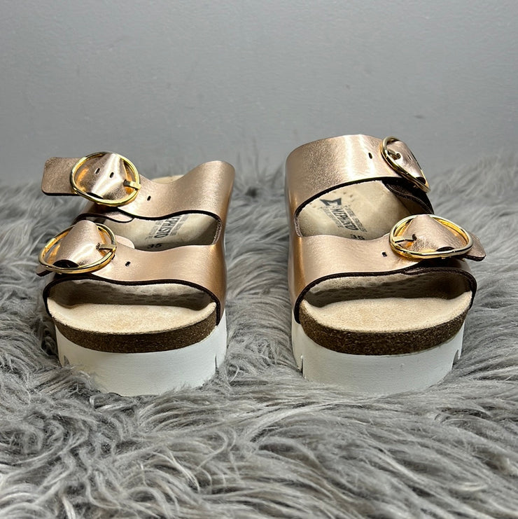 Mephisto Rose Gold Sandals
