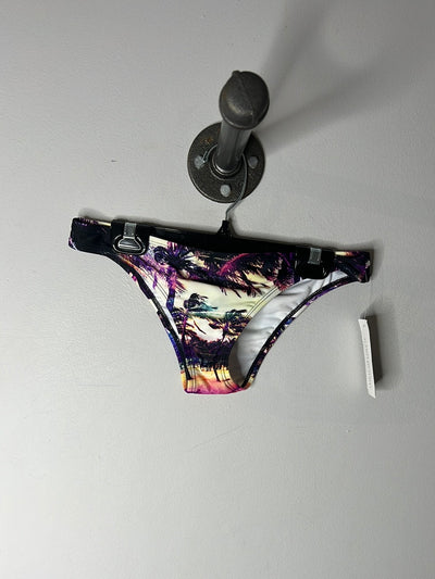 Roxy Purple/Wht Bikini Bottom