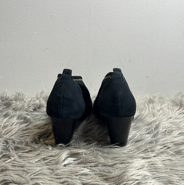 Tarn Black Bootie Heels