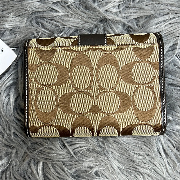 Coach Brown Mnogram Wallet