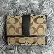 Coach Brown Mnogram Wallet