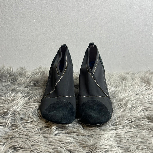 Tarn Black Bootie Heels