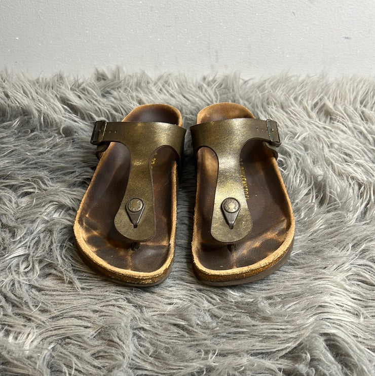 Birkenstock Gold Brwn Sandals