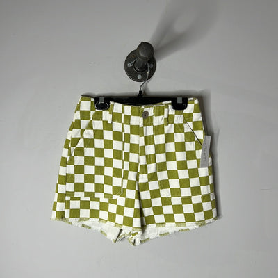 Papermoon Grn/Wte Shorts