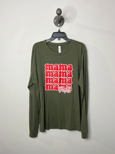 Canvas Army Green Graphic Tee