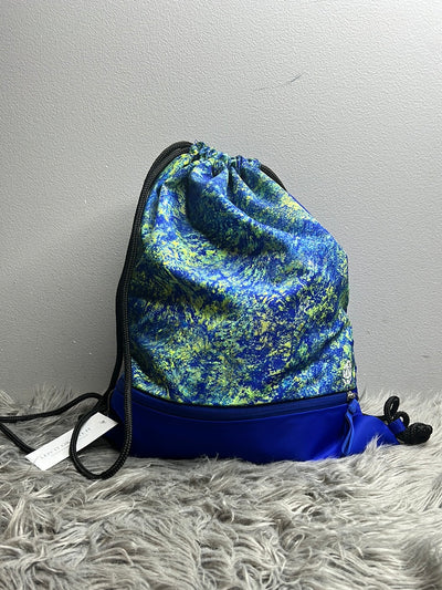 Lulu Ble/Grn Drawstring Bag
