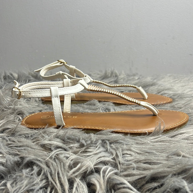 Harlow Brown/Wte Sandals