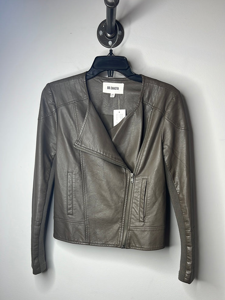 BB Dakota Brn Leather Jacket