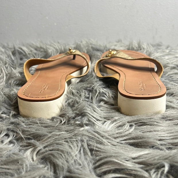 Coach Brown Sandals