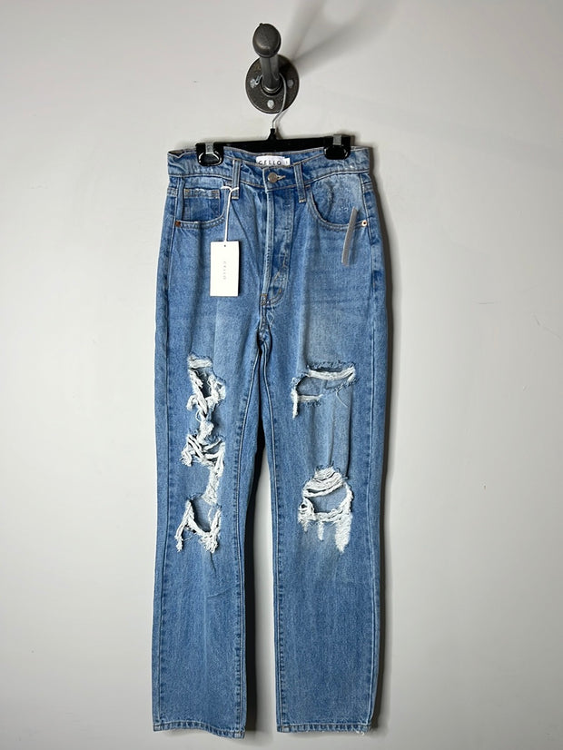 Cello Distressed Baggy Jeans