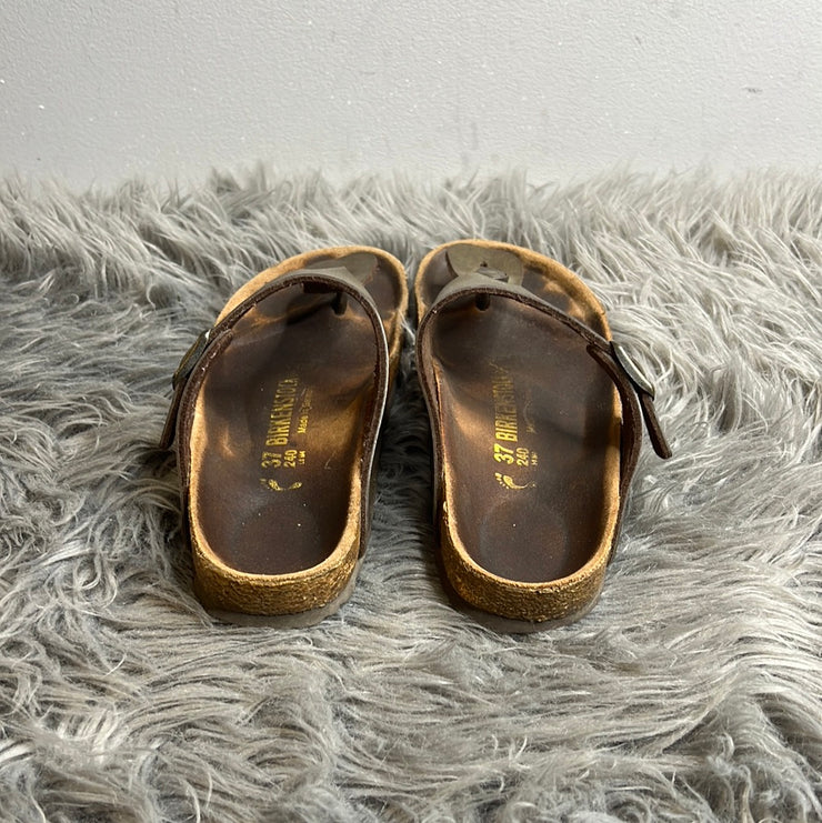 Birkenstock Gold Brwn Sandals