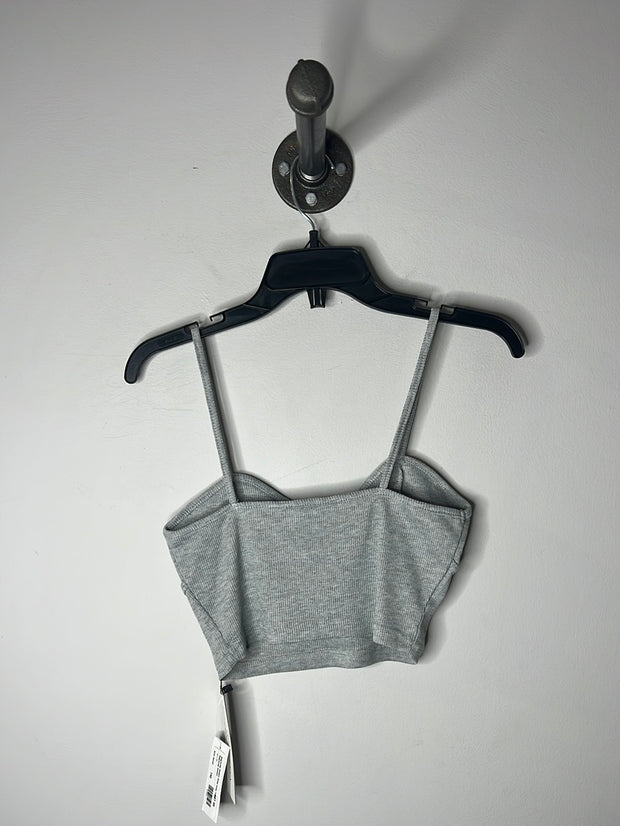 Regining Queen Grey Crop Tank