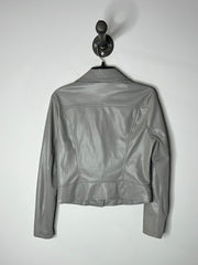 Dynamite Grey Leather Jacket